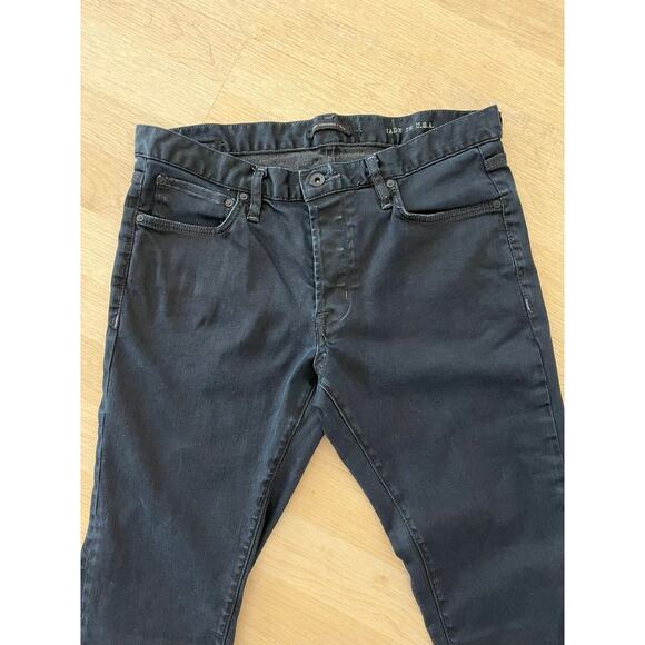John Varvatos Wight Dark Wash Button Fly Skinny Jeans 32x32 - Picture 2 of 12